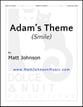Adam's Theme piano sheet music cover